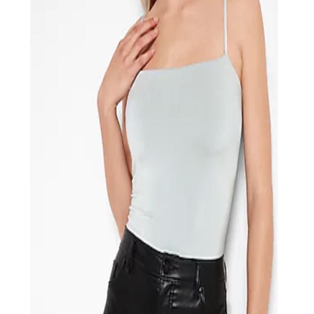 Express Body Contour Square Neck Bodysuit